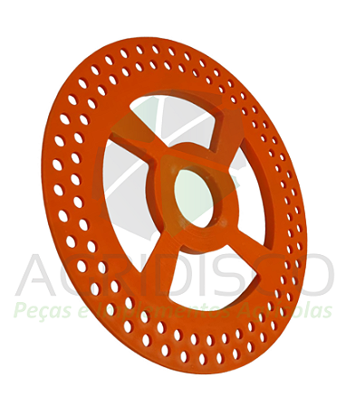DISCO SORGO 90 FUROS MOD U LARANJA - FURO 6,0 MM X 3 MM ESPESSURA