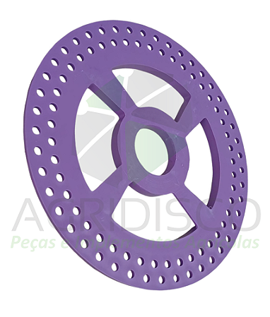 DISCO SORGO 90 FUROS MOD U LILÁS- FURO 5,2 MM X 3 MM ESPESSURA