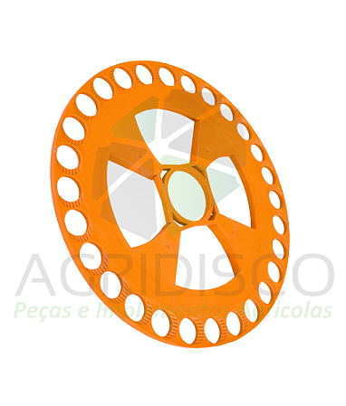 DISCO MILHO 28F RAMPFLOW MOD U 15 MM  - LARANJA CLARO