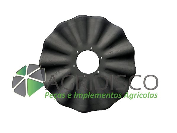 0607026008 TATU DISCO ONDULADO 20" X 4,5 MM 13 ONDAS MAIOR (FURO 123 MM) - TATU