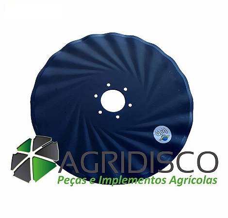 DISCO ONDULADO TURBO 20" X 5,0 MM   20 ONDAS (FURO 75 MM)