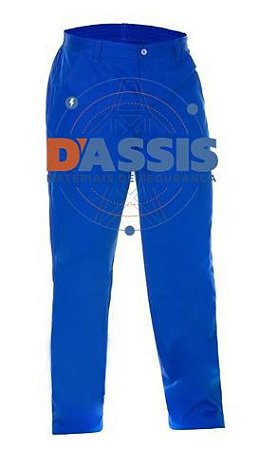 Calça Antichama Azul s/ Refletivo - C.A 30427 - COMMANDERS