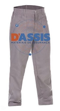 Calça Antichama Cinza s/ Refletivo - C.A 30427 - COMMANDERS