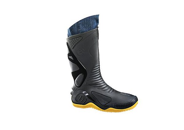 Bota de PVC Motociclista Solado Amarelo MOTOSAFE - C.A 34798