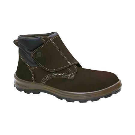 BOTA NOBUCK VELCRO MARROM PVC - PROTEFORT - C.A 42466