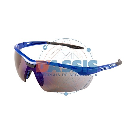 Oculos de Segurança Veneza Espelhado Azul - C.A 35157