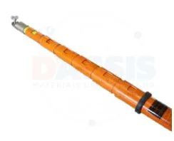 VTT29537-1/6 - Vara telescópica 6 elementos com anel de reforço 7,30m
