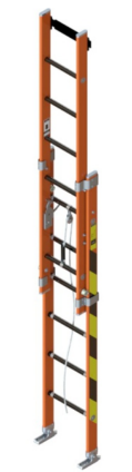 EE/PR-15/14 - Escada de fibra extensivel Oblongo 13,84 metros
