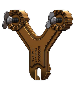 FLV31941-1 - Cabeçote de manobra em bronze universal duplo