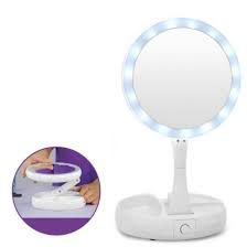 espelho maquilhagem com led espelho com led espelho compacto da composição  com luz do diodo emissor