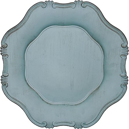 Sousplat Romantique Turquesa