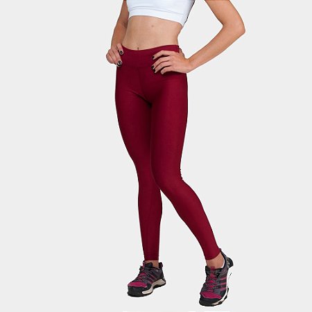 Calça Legging Básica Suplex Vermelha - Part.B