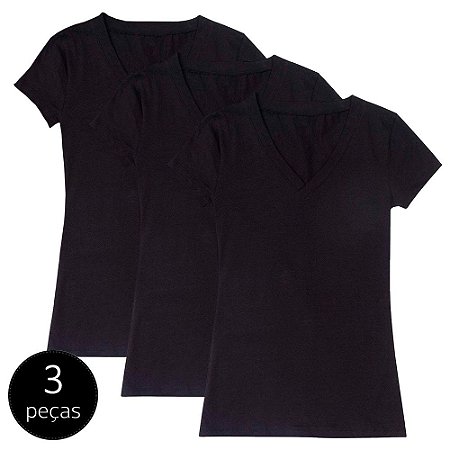 Blusinhas femininas preta Clearance