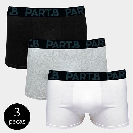 Kit Cueca Boxer Part.B Truck 3 Peças Colors