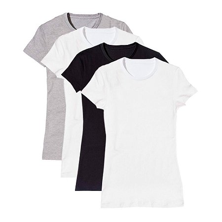 camisetas femininas basicas atacado