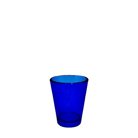 Copo de Shot Tequila Policarbonato Azul