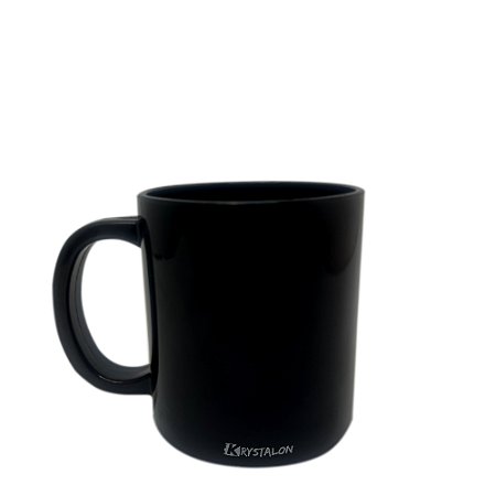 Caneca de Café Preta 300ml - Policarbonato