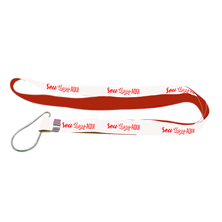 Cordão Tirante Personalizado com argola pera para canecas