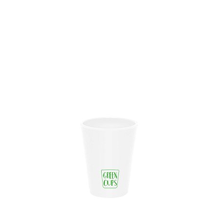 Copo Ecológico Green Cups 70ml Branco
