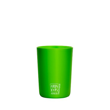 Copo Ecológico 320ml - Green Cups Cana de Açúcar Verde (Personalizado acima de 100 peças)