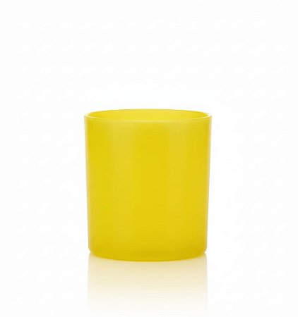 Copo de Whisky On The Rocks 300ml Policarbonato Amarelo