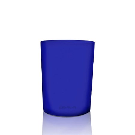 Kit 6 Copos Short Drink 200ml Azul - Polipropileno Texturizado