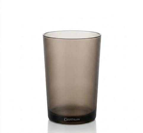 Kit 6 Copos Policarbonato Fumê 200ml