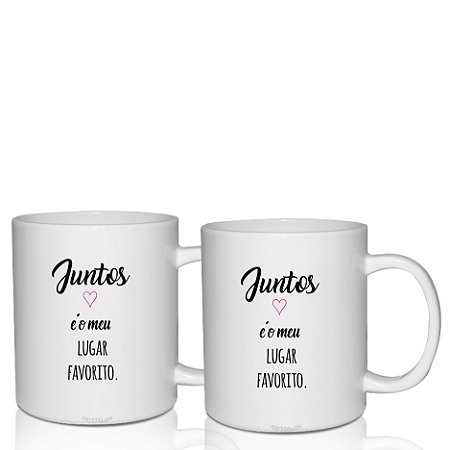 Caneca Dia Dos Namorados Personalizada de Polímero Plástico Xícara