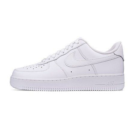 Tênis Nike Air Force 1 Branco Azul Marinho