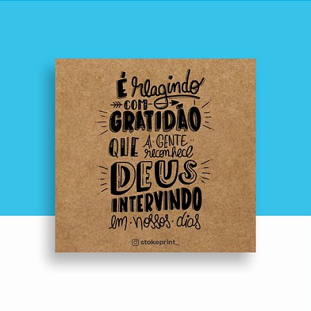 CARTÕES PERSONALIZADOS DE AGRADECIMENTO COM SUA MARCA KRAFT 9,5x8,5CM