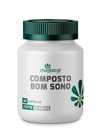 Composto Bom Sono 270mg 60 Cápsulas