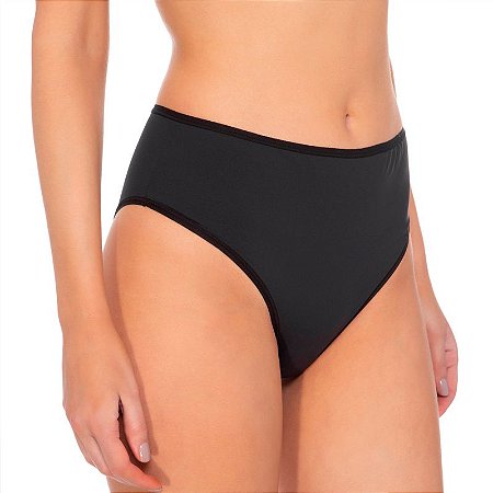 CALCINHA CINTURA ALTA EM MICROFIBRA HOPE