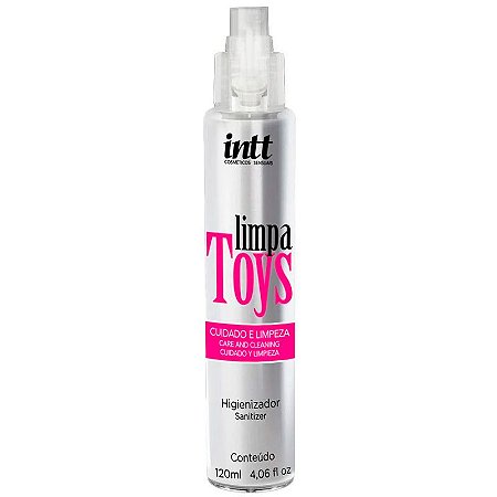 HIGIENIZADOR DE BRINQUEDOS SENSUAIS LIMPA TOYS 120ML INTT