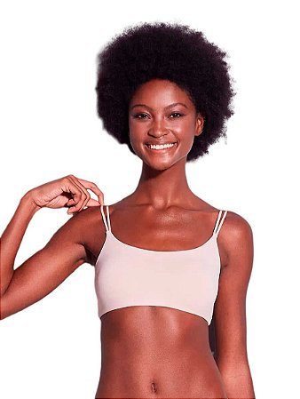 SUTIÃ TOP COM BOJO REMOVÍVEL EM MICROFIBRA HOPE 2186