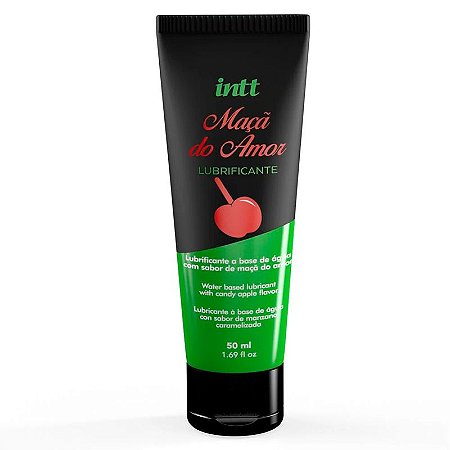 LUBRIFICANTE INTIMO BASE DE AGUA MAÇÃ DO AMOR 50ML INTT