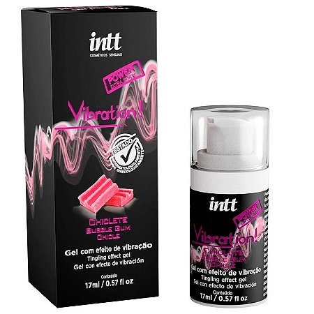 VIBRATION GEL EXCITANTE QUE VIBRA CHICLETE 17ML INTT