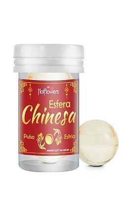 BOLINHA HOT BALL ESFERA CHINESA PULSA E ESFRIA HOT FLOWERS