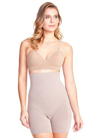 SHORTS ABDOMINAL COM BARBATANA CONTROL SKIN 50412 PLIE