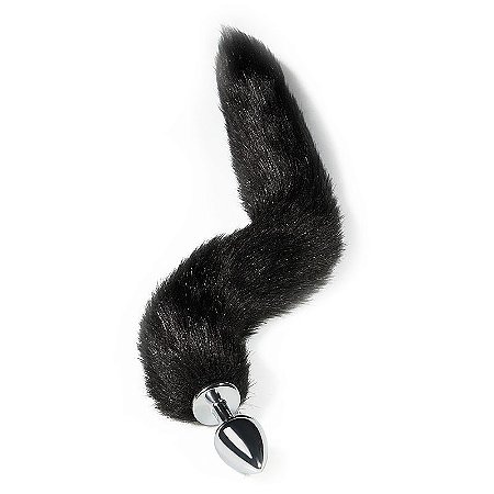 PLUG ANAL EM METAL  COM RABO IMPORTADO