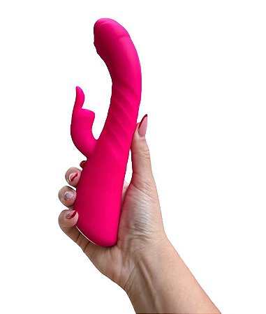 VIBRADOR DE PONTO G E CLITORIS VAI E VEM RECAREGAVEL NV TOYS