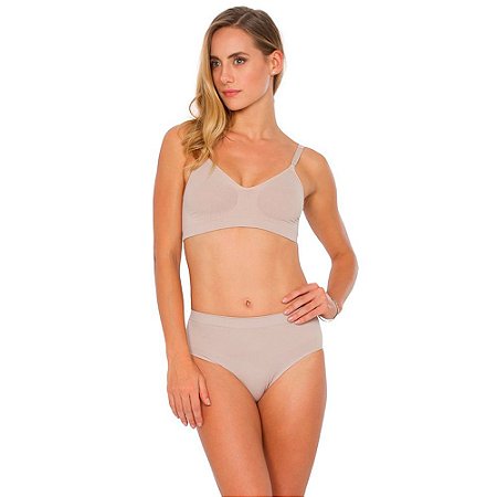 SUTIA SUSTENTACAO SEM COSTURA TAÇA B PLIE 50148