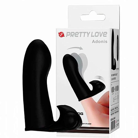 DEDEIRA COM ESTIMULADOR DE CLITÓRIS PRETTY LOVE ADONIS