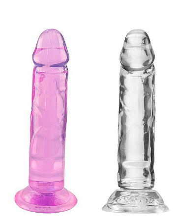 PENIS RALISTICO COM VENTOSA 13X2,5CM TRANSLUCIDO SI