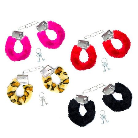 ALGEMA DE METAL COM PELUCIA IMPORTADA