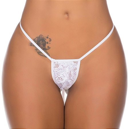 TANGA FIO DENTAL FLOWERS ABERTA PIMENTA SEXY
