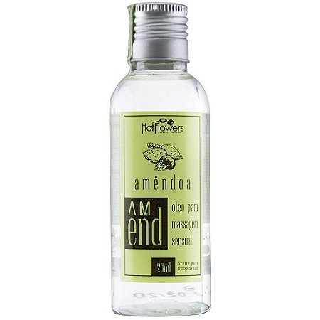 LOÇÃO PARA MASSAGEM ÓLEO DE AMÊNDOA 120ML HOT FLOWERS