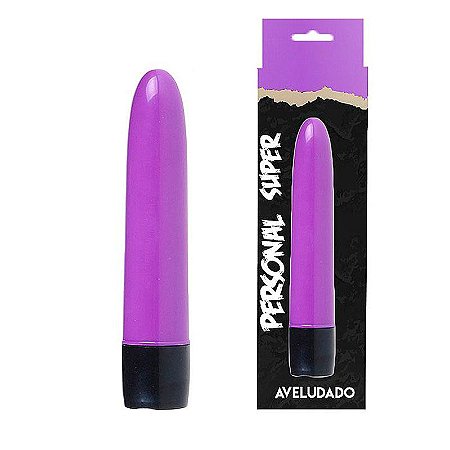 VIBRADOR CLÁSSICO PERSONAL 18CM TEXTURA AVELUDADA