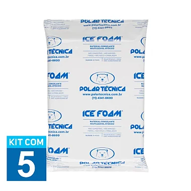 Gelo Artificial Espuma Ice Foam 2000g - Caixa Fechada com 5 unidades