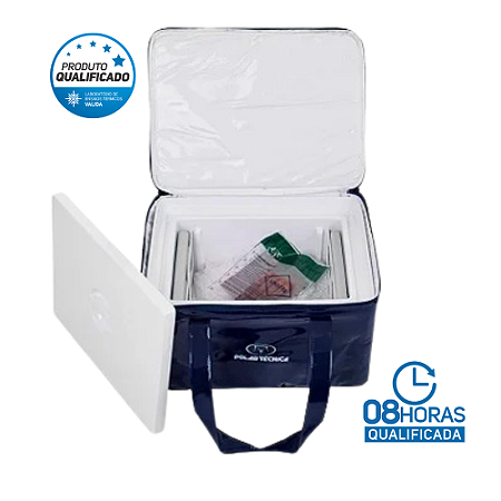 Bolsa Térmica Rígida 9 litros + 02 Gelos Tech Gel 550ml