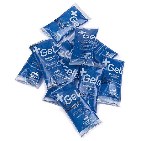 Gelo Gel Artificial Flexível +Gelo 15g | Kit com 500 unidades
